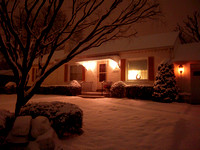 parent's home in snow storm