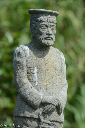 Admiral Togo- 1905- Japan-Russo War, statue on Miyakijima
