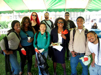 President Webb and geography students- Earth Day 4/28/11