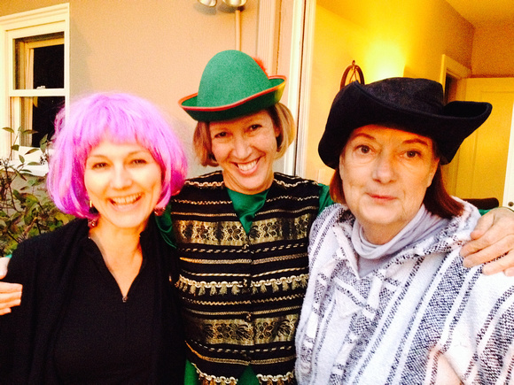 Diane, Suzanne and Susan at Halloween