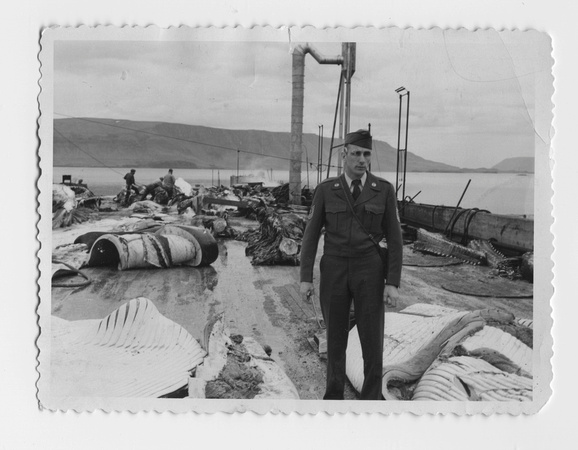 Eli Rauzon @Keflavik, Iceland Whaling Station 1955