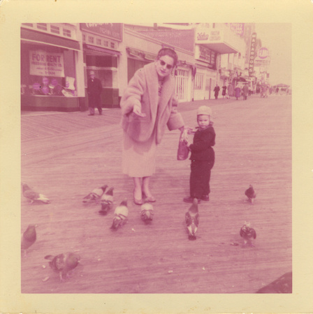 first birding trip w/mom @ Atlantic City Mar. 1955