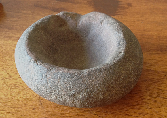 Stone bowl said to be from Fruit Vale