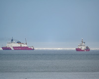 US Coast Guard Icebreaker HEALY W/ LAURIER