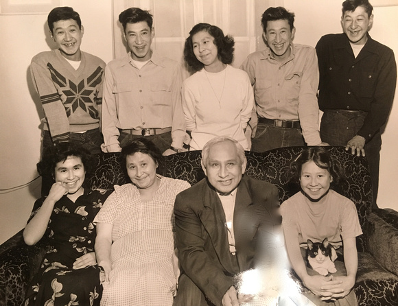 The Vasili Stepetin family at home 7/26/1950