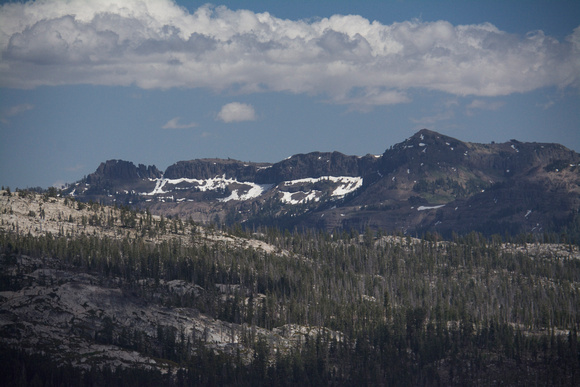Ebbett's Pass - so little Sierra snow in mid-June