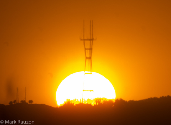 Sunset by Sutro Tower