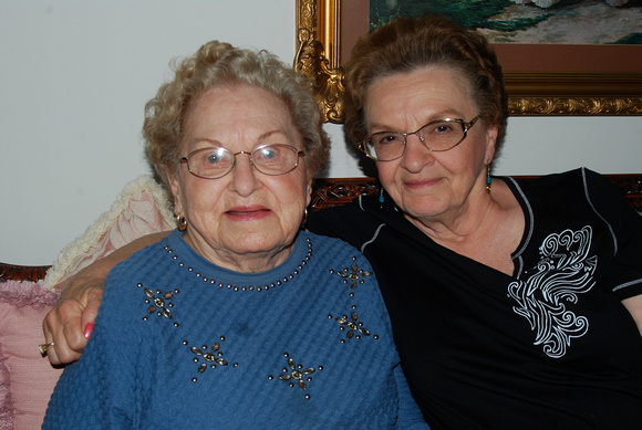Mom and Joyce - 6/18/11